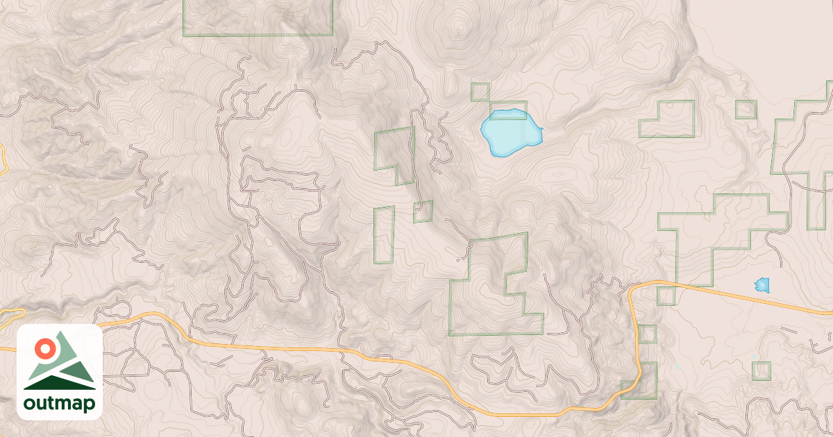 Map of BUNCHGRASS MTN