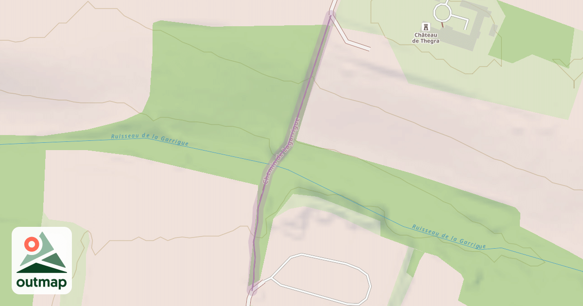 Map of Chemin de Lagarrigue