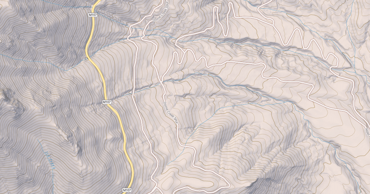 Map preview of DOME CREEK
