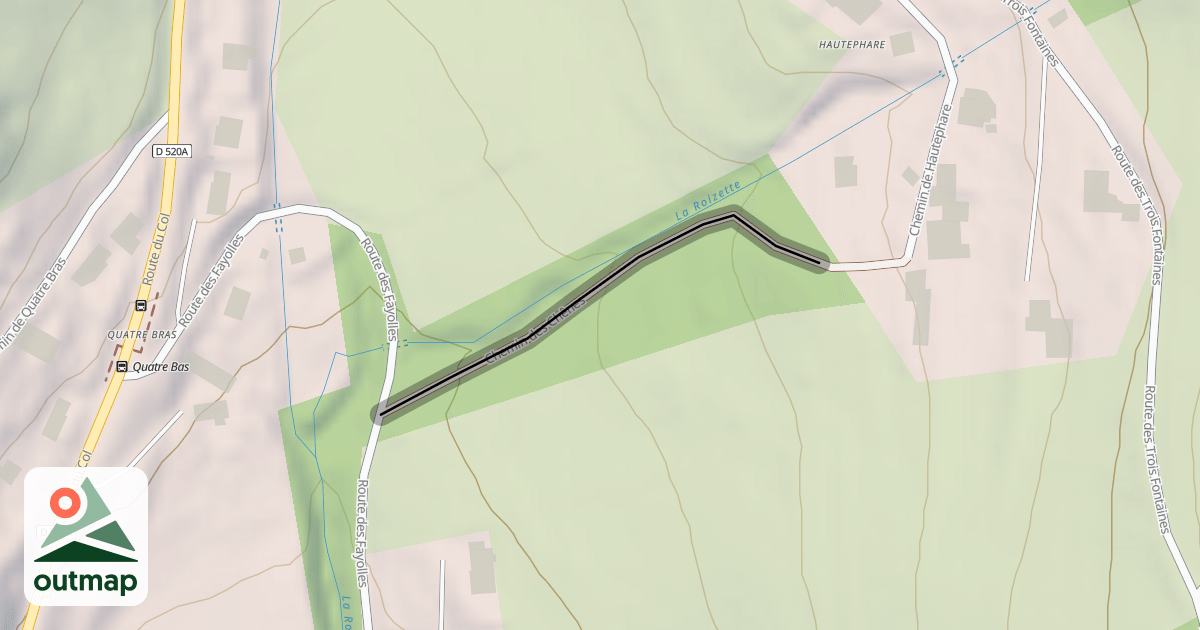 Map of Chemin des Chênes