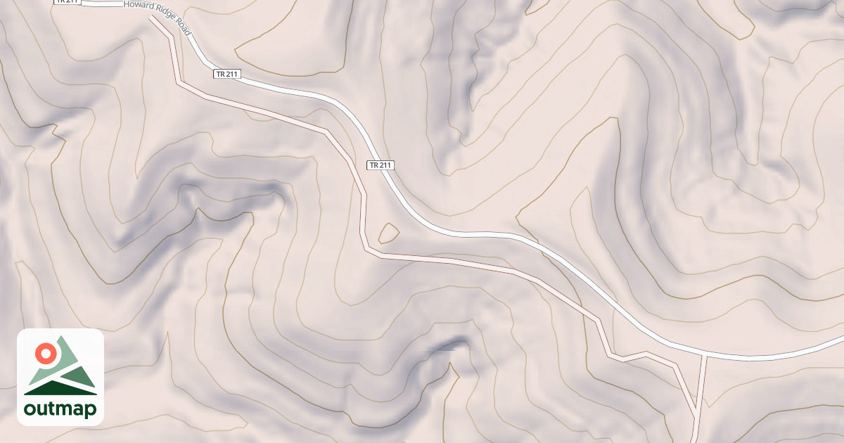 Map of Howard Ridge Connector