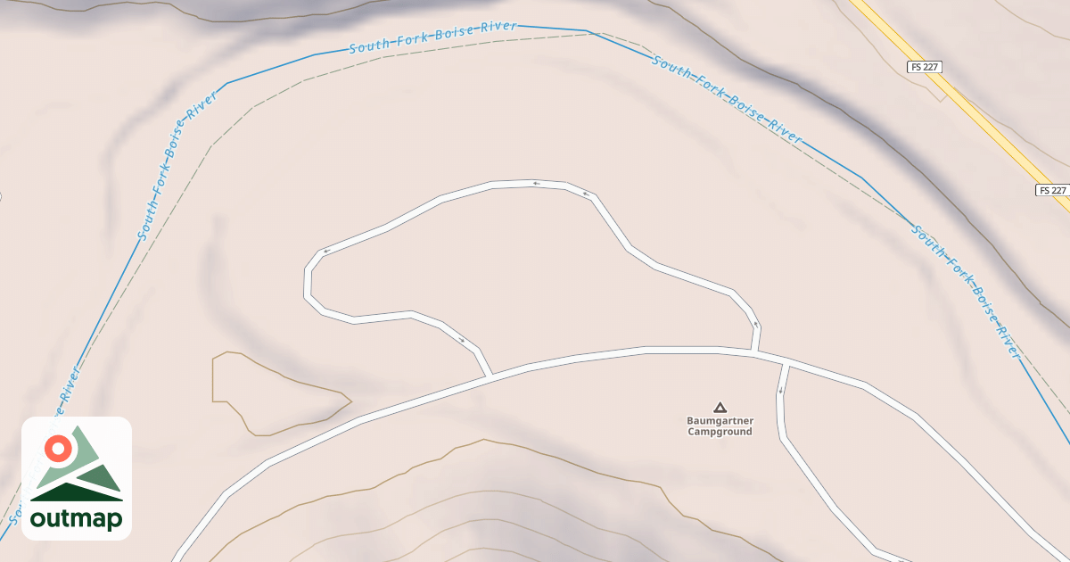 Map of BAUMGARTNER PARK LOOP A