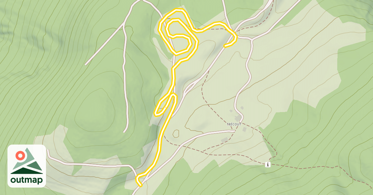 Map of Boucle de Trécout