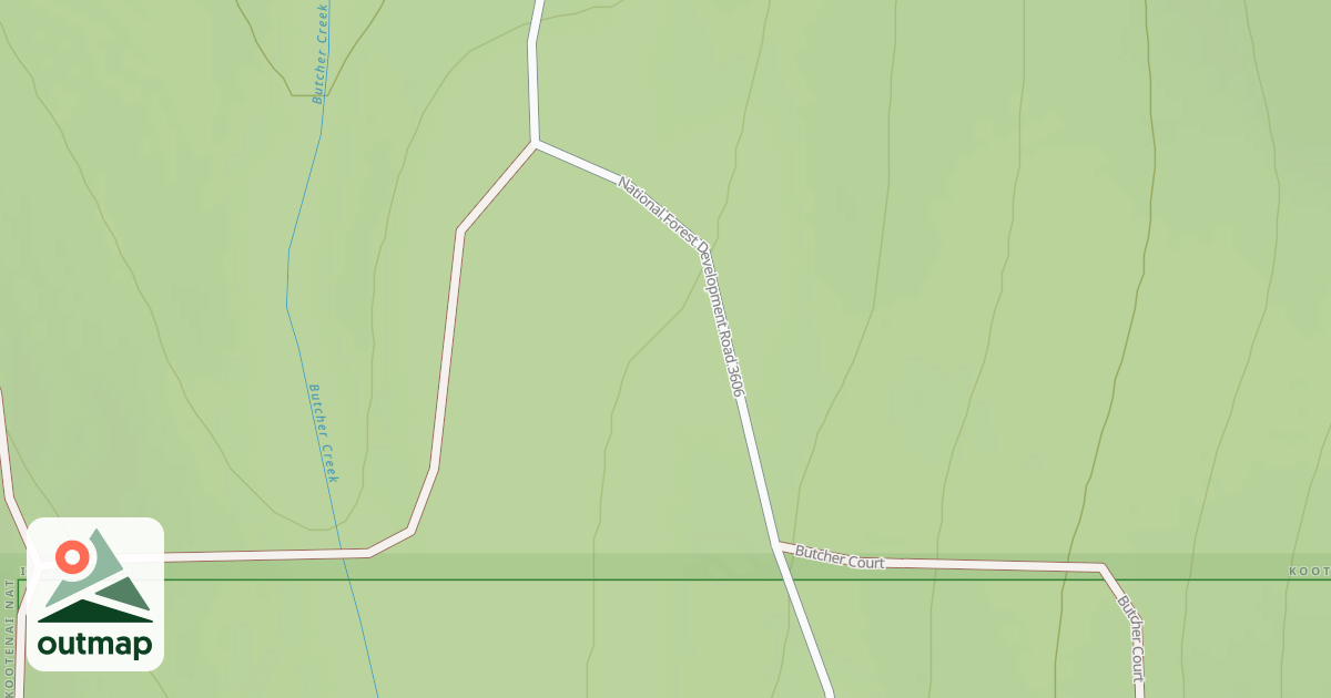 Map of BUTCHER HILL