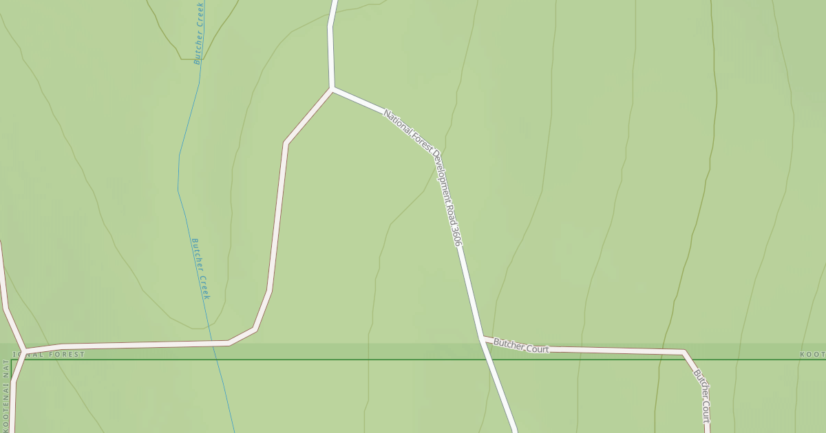 Map preview of BUTCHER HILL