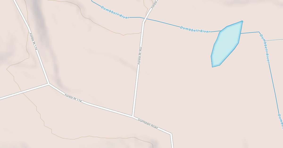 Map preview of DUMBBELL LAKE