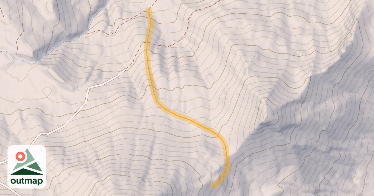 Map of Vallon de Seregnier Hors Piste