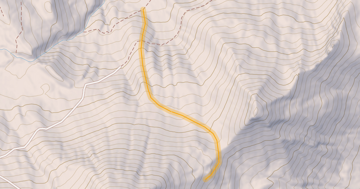 Map preview of Vallon de Seregnier Hors Piste