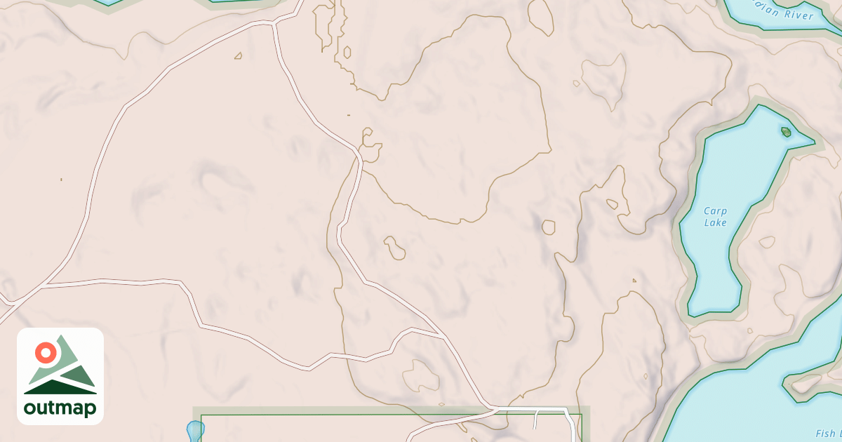 Map of BAR LAKE SPUR D
