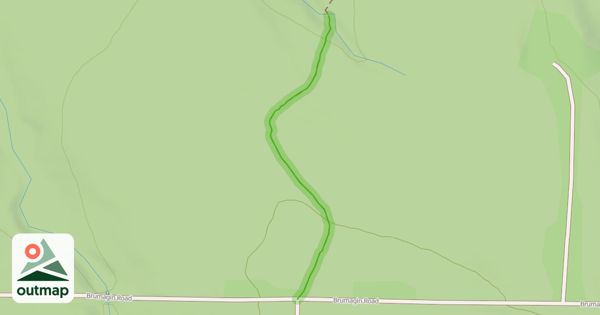 Map of Fred J. Cusimano Westside Overland Trail