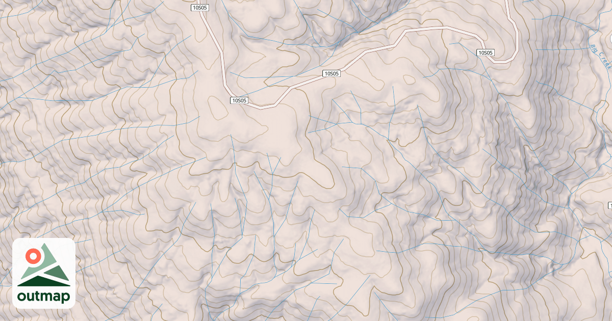 Map of BARNES MOUNTAIN
