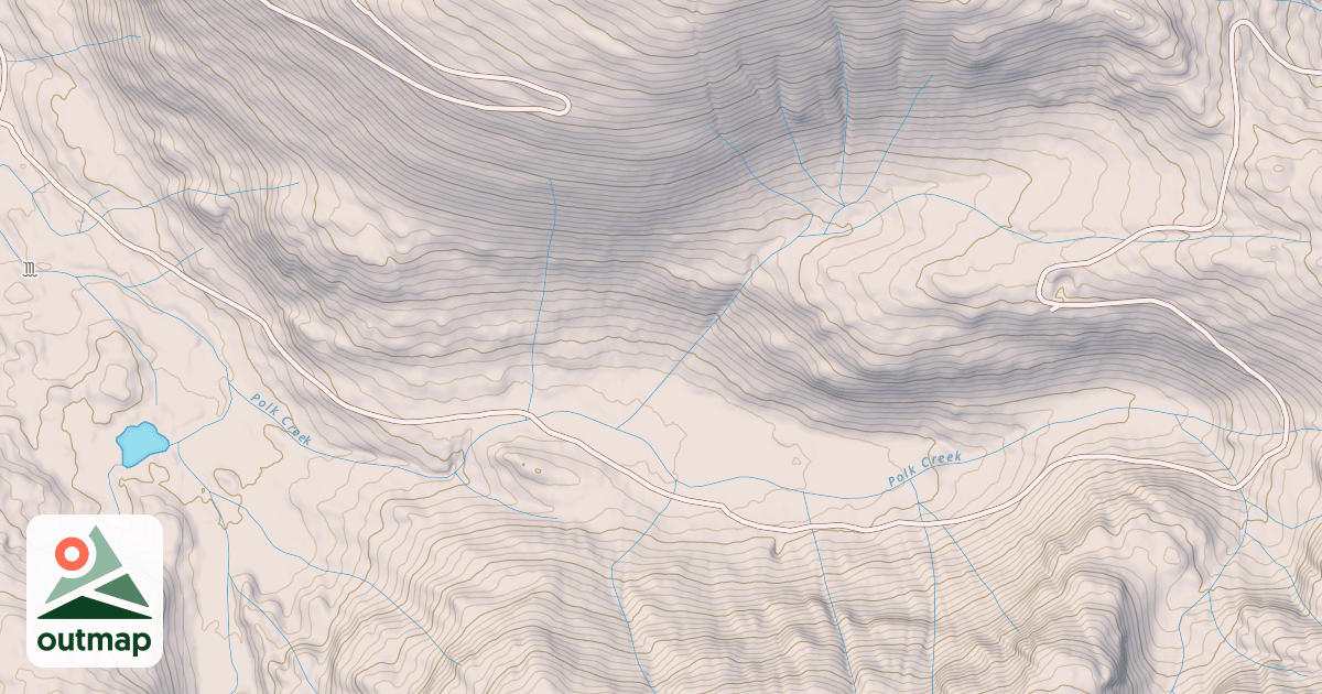 Map of POLK CREEK