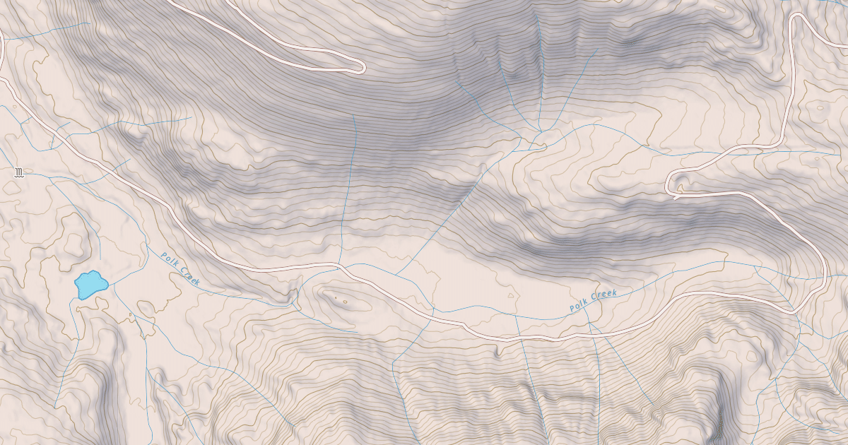 Map preview of POLK CREEK