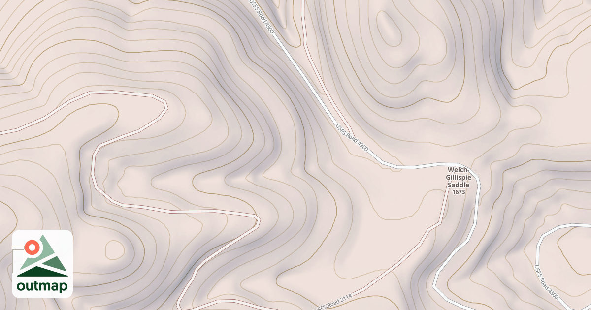 Map of USFS National Forest System Roads {9575B585-469A-44C7-9D6C-4F0ADF066B1B}