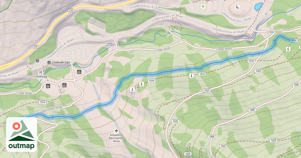 Map of Dean's Delight
