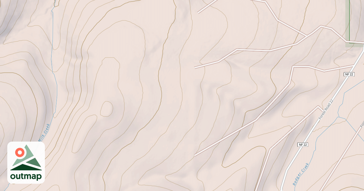 Map of USFS Motor Vehicle Use Map Roads {33F1D2AA-E6AD-4AF4-9FDD-6053187585A3}