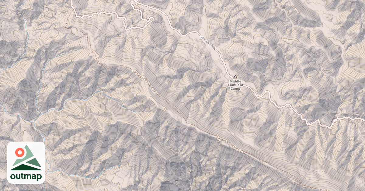 Map of USFS Motor Vehicle Use Map Trails 6865