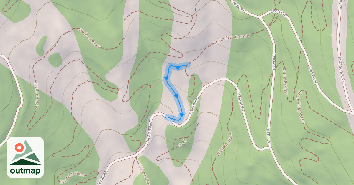 Map of Loam Rider