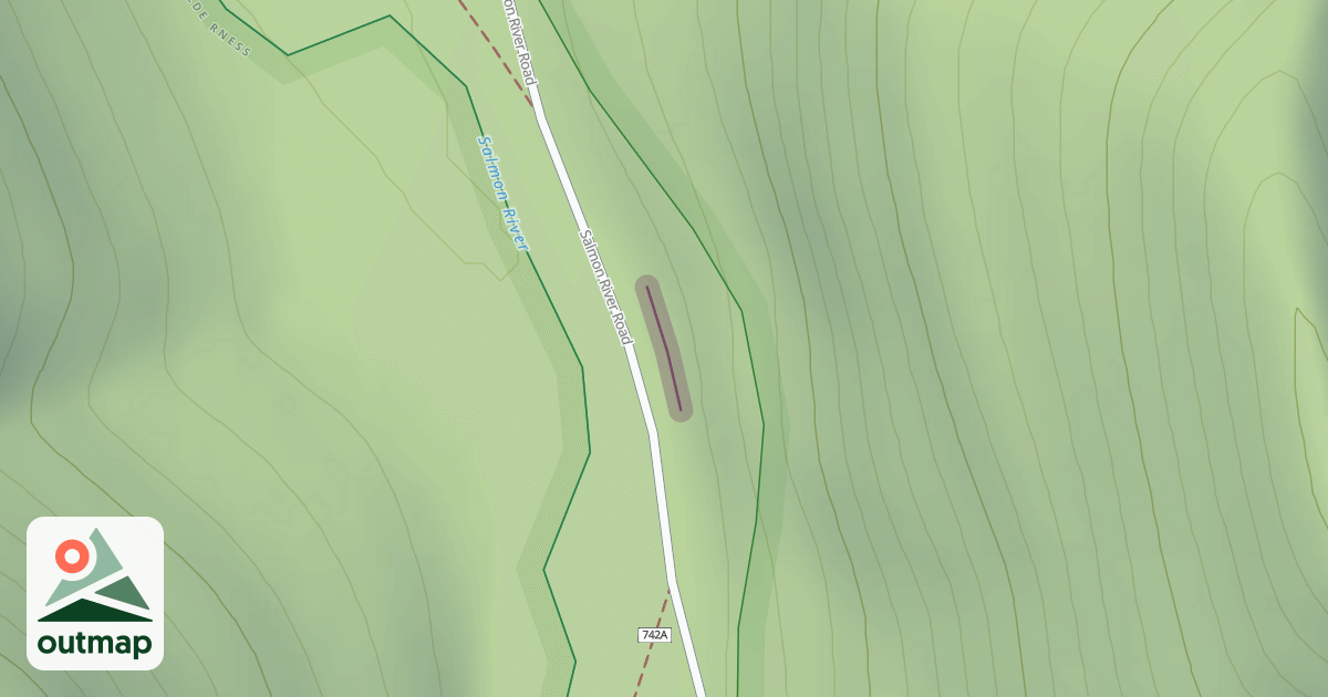 Map of Salmon River Slab