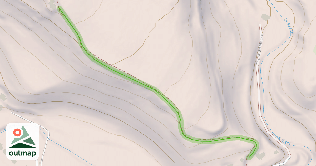 Map of Chemin des Moulins