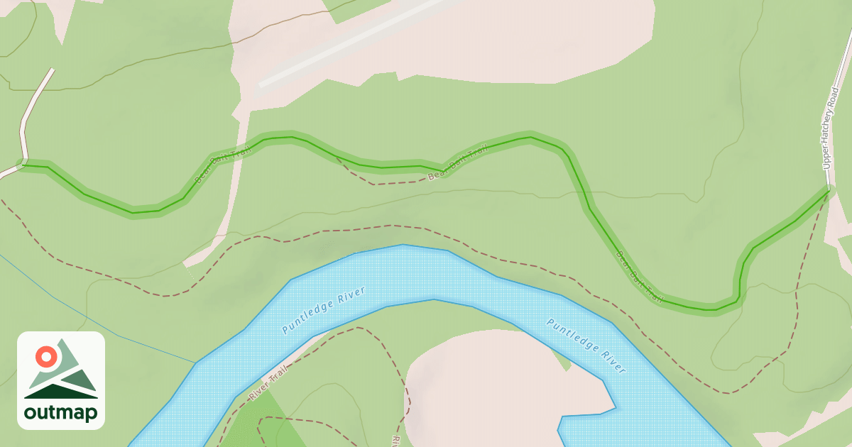 Map of Bear Bait Trail