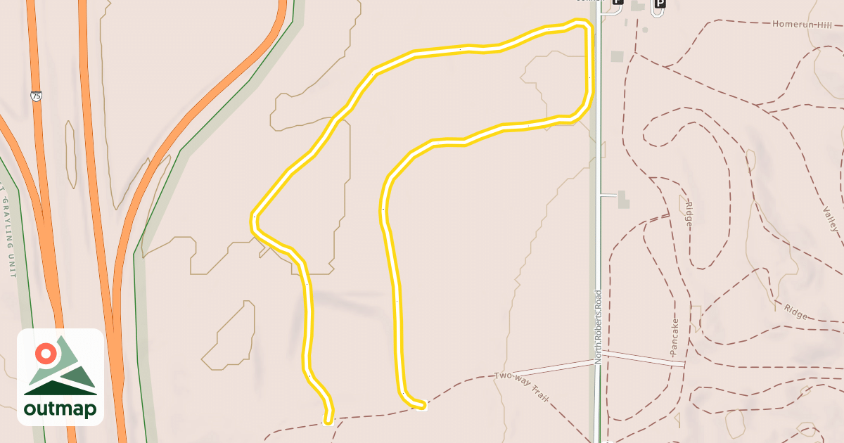 Map of Green Trail