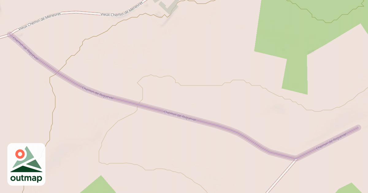 Map of Chemin de Riqueval