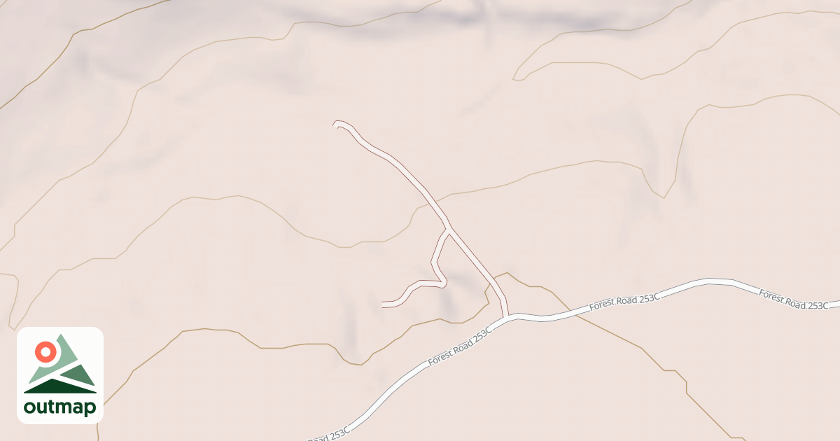 Map of USFS Motor Vehicle Use Map Roads {D7BE9229-6737-4800-820F-A094913493FC}