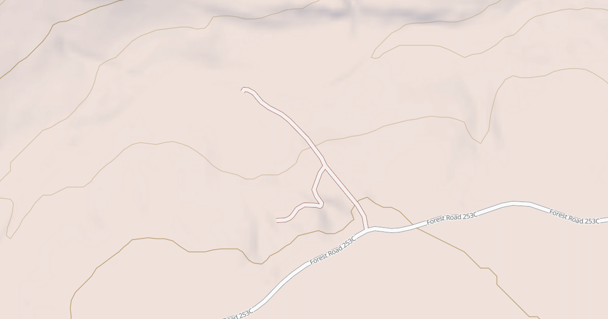 Map preview of USFS Motor Vehicle Use Map Roads {D7BE9229-6737-4800-820F-A094913493FC}