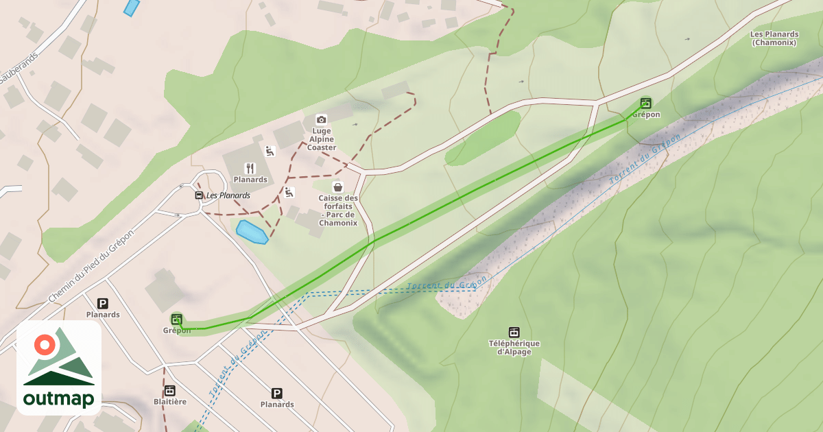 Map of Grépon