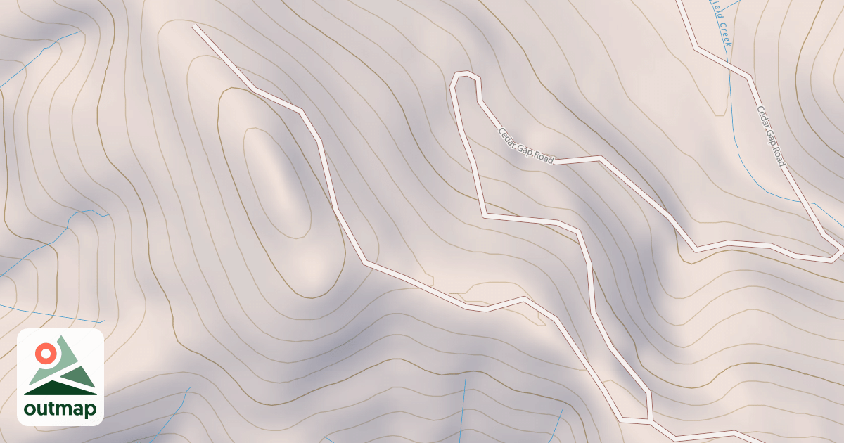 Map of CEDAR GAP