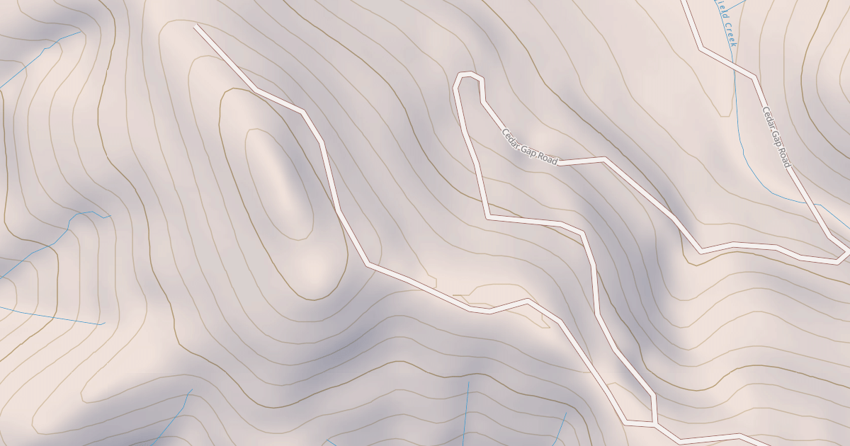 Map preview of CEDAR GAP