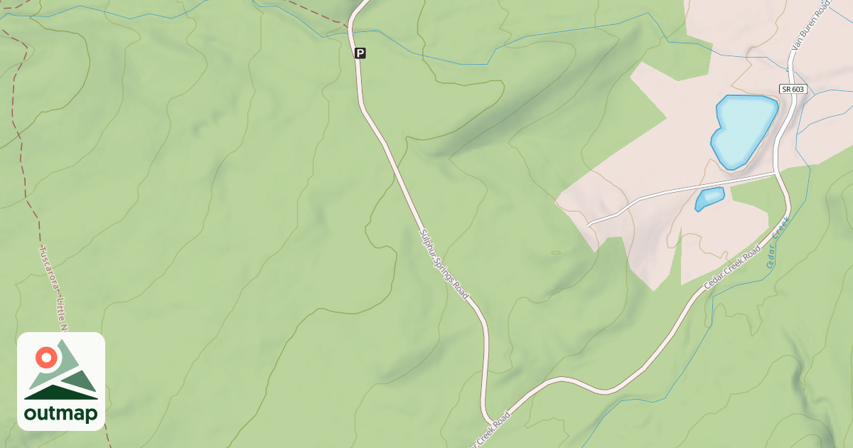 Map of SULPHUR SPRINGS