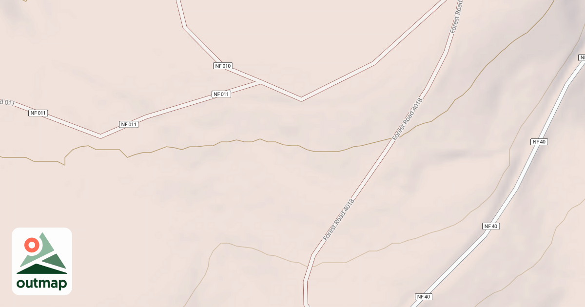 Map of USFS Motor Vehicle Use Map Roads {ECD65CC5-D74E-4A24-9222-50D2C8378B2A}