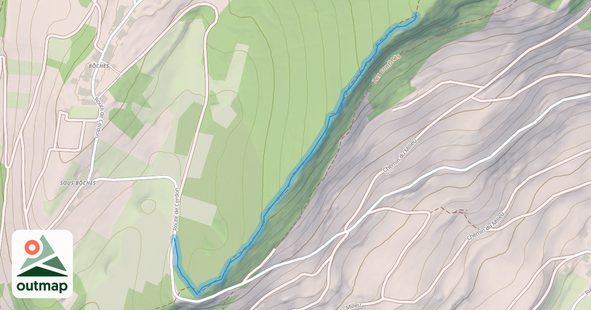Map of Sentier du sanglier