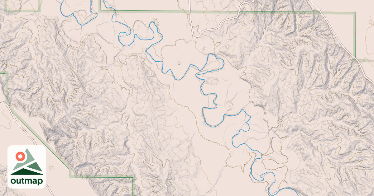 Map of CROOKED CREEK