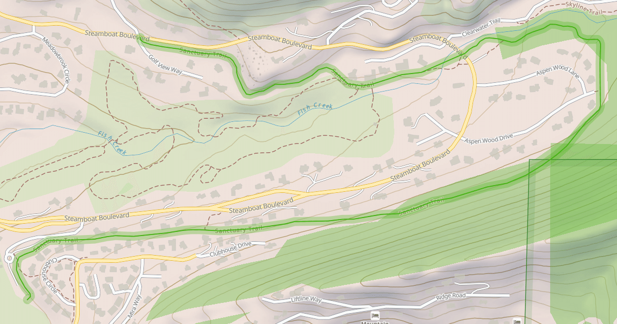 Map preview of Sanctuary Trail