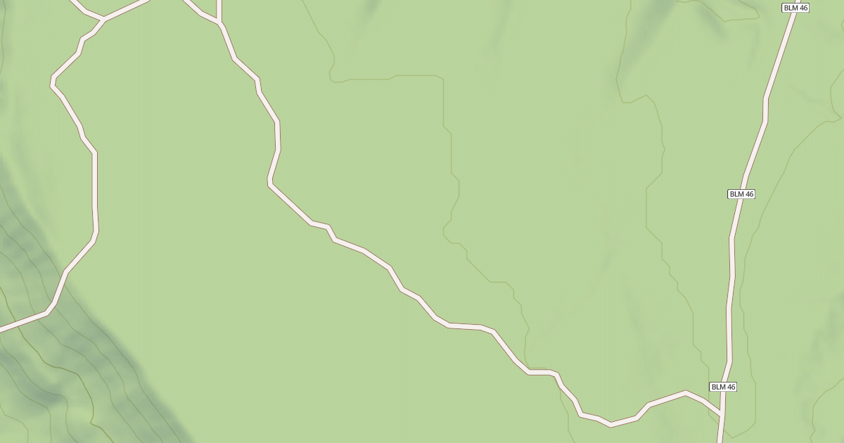 Map preview of BLM National GTLF Public Motorized Roads 380ff580-86b8-4452-9618-16e95b700138
