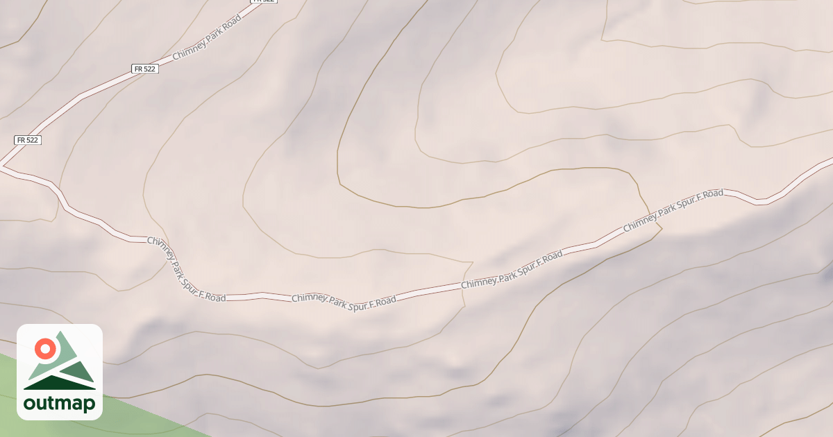 Map of CHIMNEY PARK SPUR F
