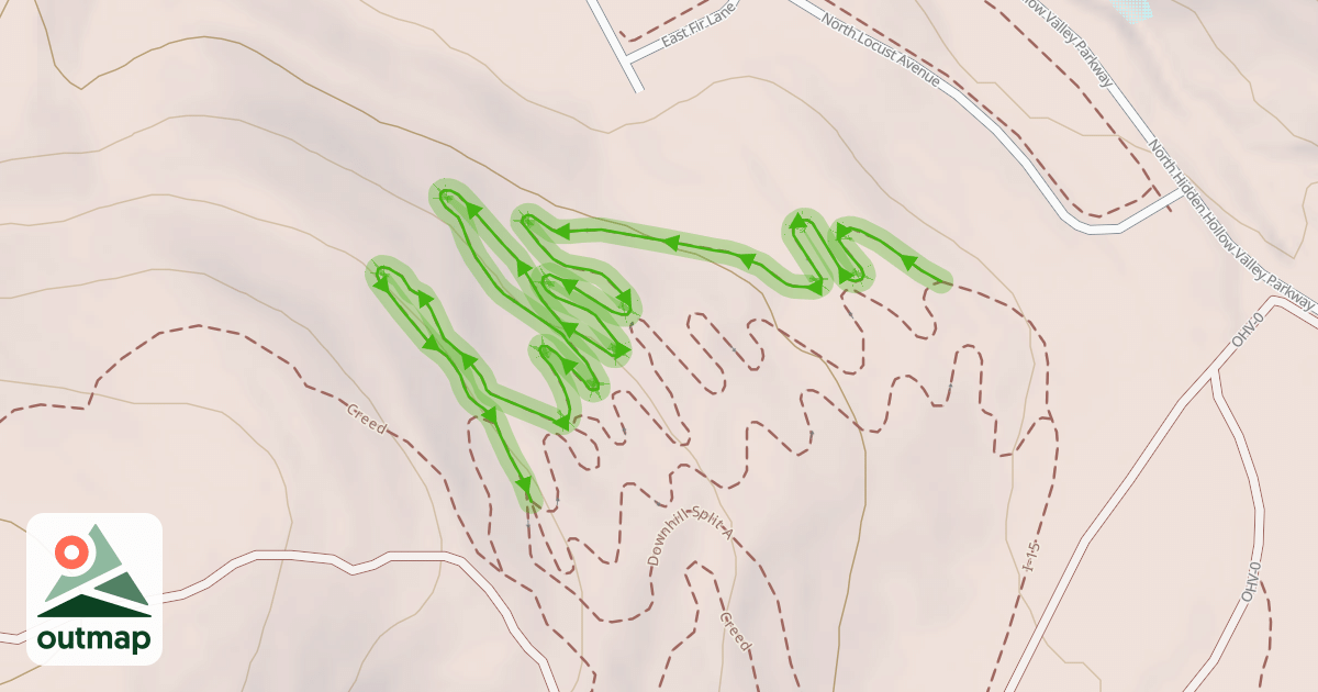 Map of Radio Free Europe Trail