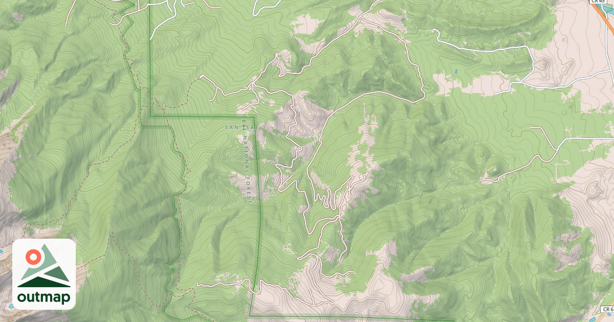 Map of BLM National GTLF Public Motorized Roads 9ade3575-e549-4551-8fc5-47b62f6e4768