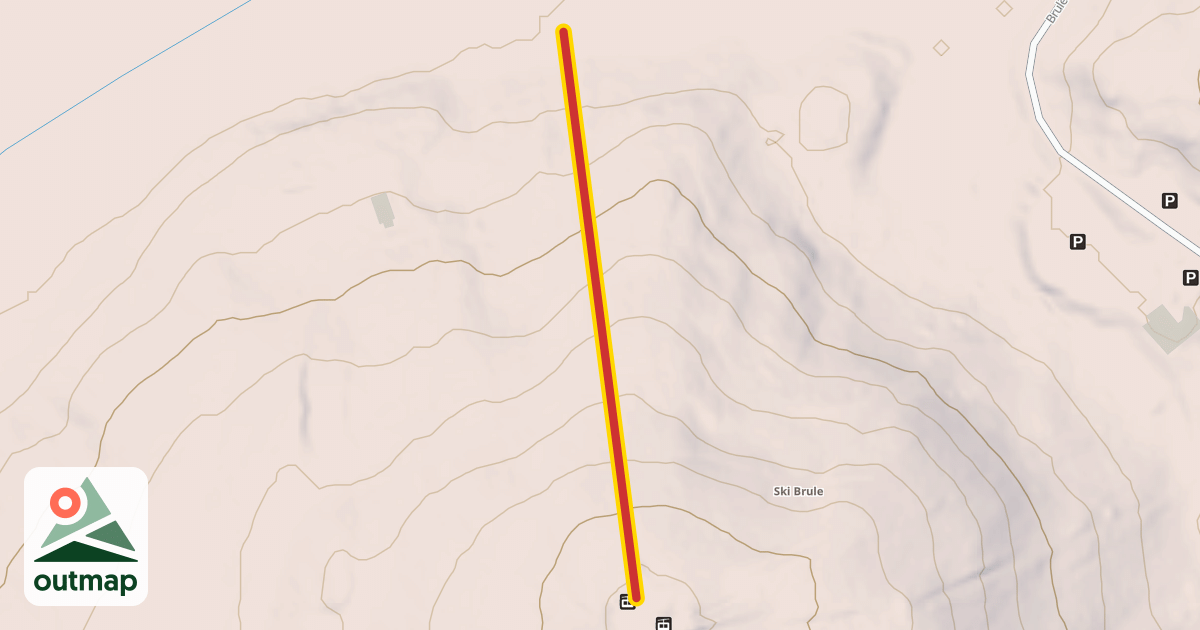 Map of Spillway T-Bar