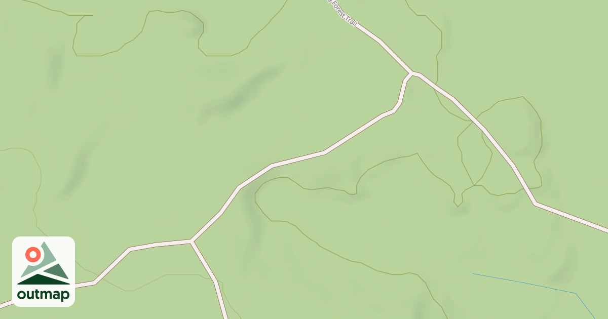 Map of Natchaug Forest Trail