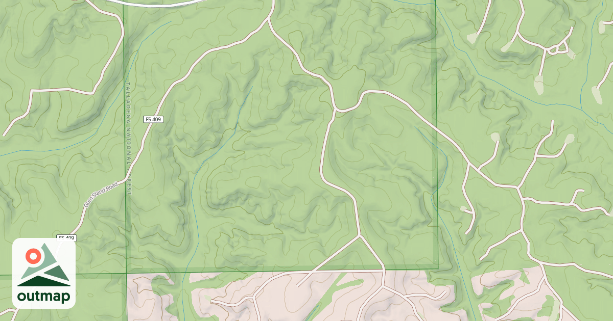 Map of ACORN BRANCH