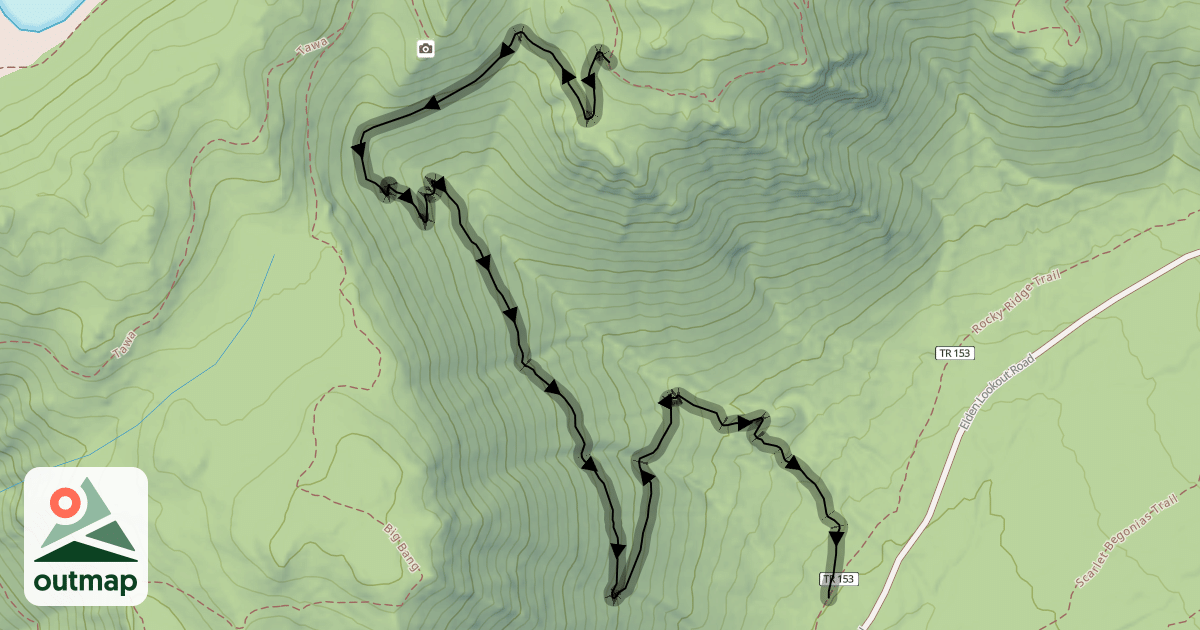 Map of MeteoRide Trail