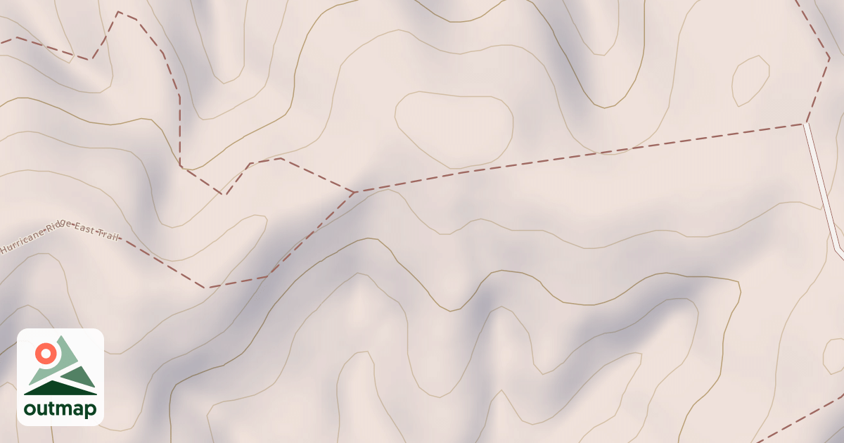 Map of Hurricane Ridge Spur (Segment A)