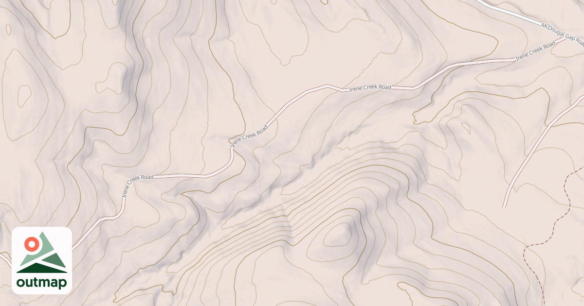 Map of IRENE CREEK
