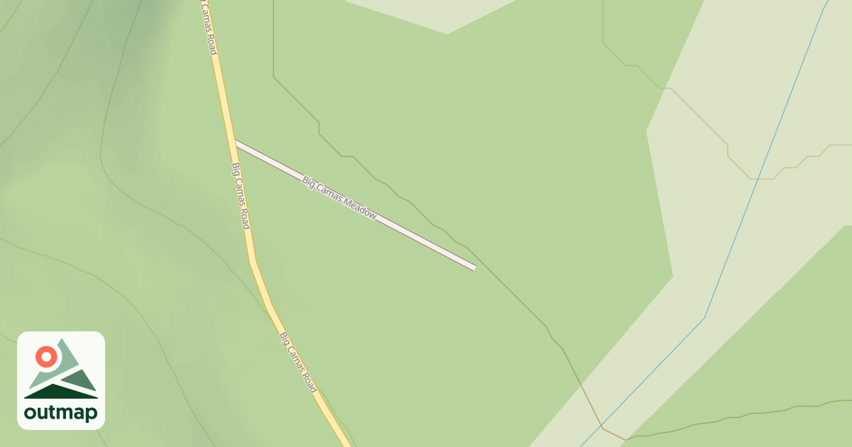 Map of BIG CAMAS MEADOW