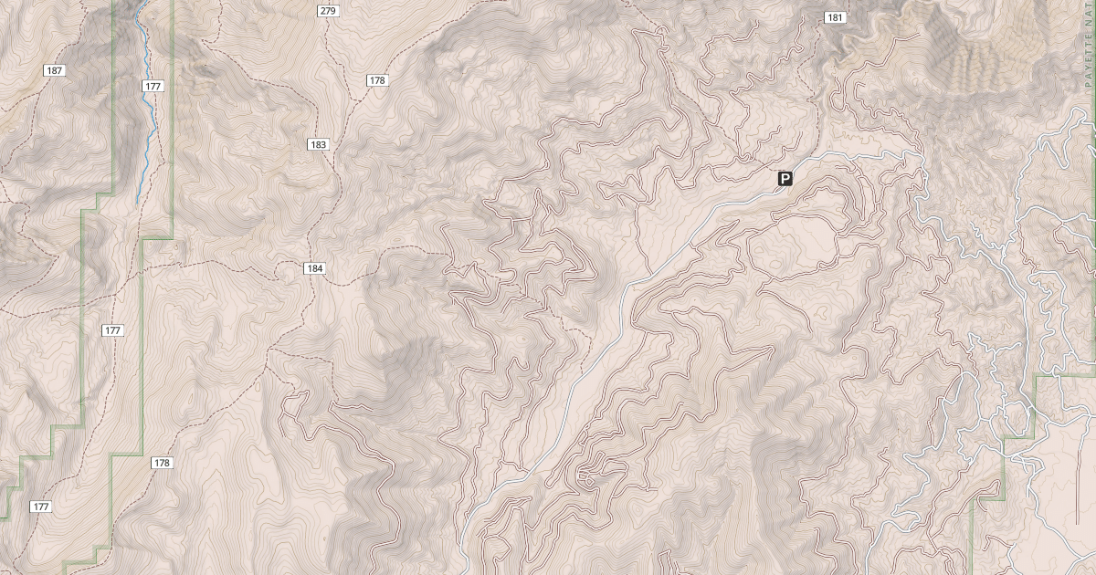 Map preview of CHOKECHERRY FLAT