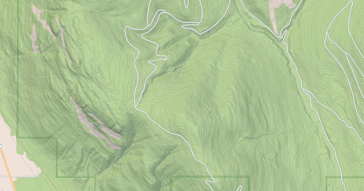 Map preview of HALL MOUNTAIN